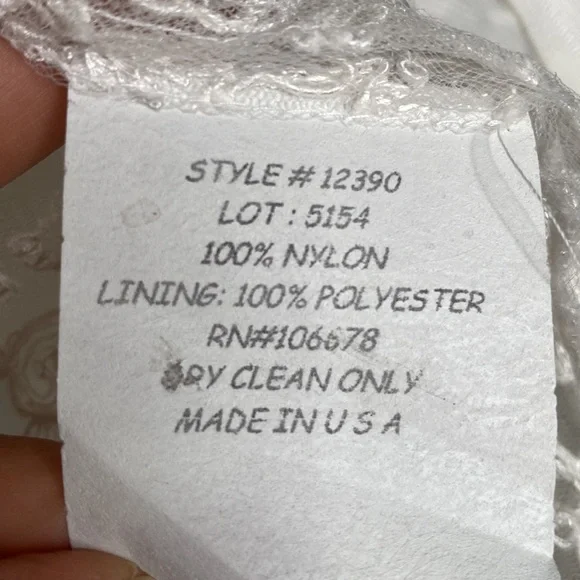 Victor Costa Women's Vintage White Lace Zip-Up Jacket/Tank Top Set size 6 - Picture 13 of 15